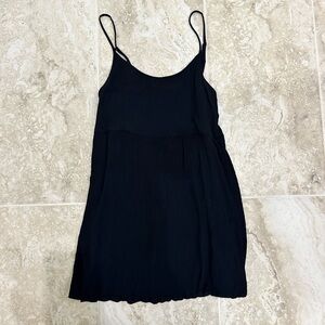 Forever 21 Black Ribbed Dress